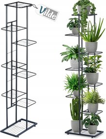 Virágágyás Fém 8 szintes emeletes virágtartó állvány növények virágok