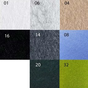 Bilnora extra sűrű kör alakú akusztikai mennyezeti panel Ø80x1,2cm - 14 sötét szűrke , Ø120x1,2cm mennyezeti panel