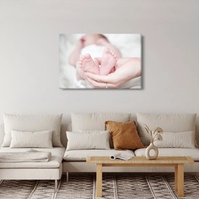A baba lábának képe (90x60 cm)