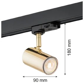 Argon 4328 - HORTA liánerendszer spotlámpa 1xGU10/5W/230V réz