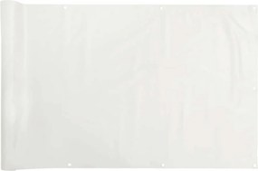 vidaXL fehér PVC belátás elleni erkélyparaván 500x75 cm