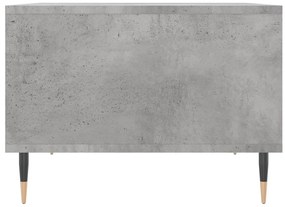 Betonszürke szerelt fa dohányzóasztal 60 x 50 x 36,5 cm