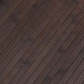 sötétbarna bambusz térelválasztó 165 x 400 cm