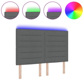 LED Fejtámla Vonalkialakítás Sötétszürke 80 cm Szövet