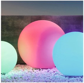 Eglo Eglo 55788-LED RGBW Kültéri lámpa MONTEROLO-C 1xE27/9W/230V IP65 átm. 50 cm + távirányító EG55788