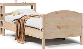vidaXL tömör fenyőfa ágy matrac nélkül 75 x 190 cm