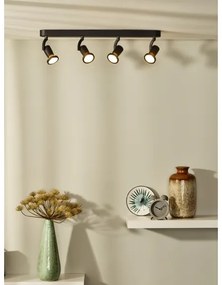 Lucide 11903/20/30 - LED spotlámpa JASTER-LED 4xGU10/5W/230V fekete