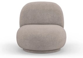 Bézs buklé fotel Chuck – Micadoni Home