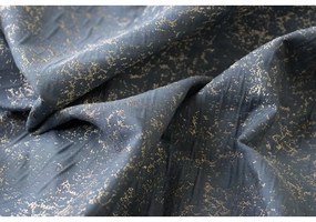 Sötétkék-szürke függöny 135x280 cm Wayland – Mendola Fabrics