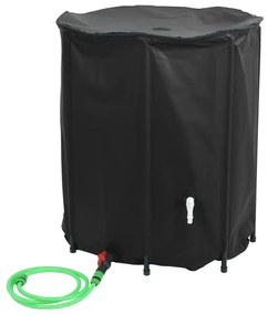 összecsukható PVC víztartály csappal 1250 L