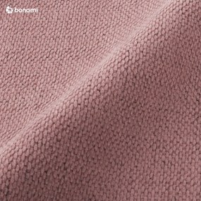 Rózsaszín kárpitozott ágyneműtartós franciaágy ágyráccsal 180x200 cm Lupine – Micadoni