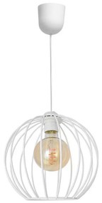 Csillár zsinóron MERCURE 1xE27/15W/230V fehér