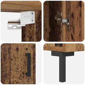 Magasfiú Falra szerelhető Régi fa 69,5 x 34 x 180 cm Faanyag