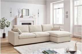 Bézs sarokkanapé Belair – Bobochic Paris