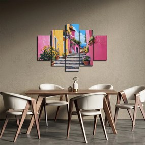 Kép - Rózsaszín sikátor (150x105 cm)