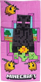 Minecraft Cherry Grove fürdőlepedő, strand törölköző 70x140cm