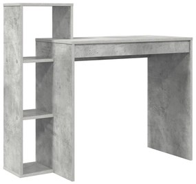 Íróasztal Betonhatású szürke Betonhatású laminált, mérnöki fa