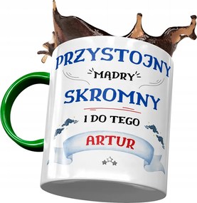 Zöld Bögre Artúr Férj Kolléga Ajándék Nyomtatott Fotóval