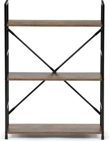 Regál, mdf, hnědá, GD-223 OLW