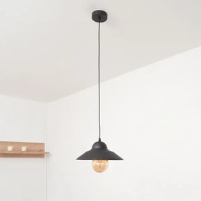 Csillár zsinóron SORAPIS 1xE27/15W/230V fekete