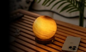 AstraGlass RGB lámpa, több változatban - Gingko variáns: Homokvihar - kicsi