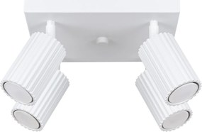 Mennyezeti låmpa Reflektor Tuba Spot 4x GU10 Fehér Karbon 1545 Sollux
