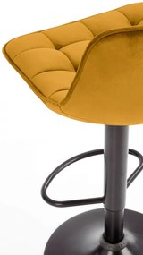 H-95 Mustársárga Bárszék Állítható Magassággal