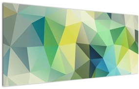 A geometriai absztrakció képe (120x50 cm)