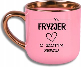 Bögre Rózsaszín Elegáns Nagy Vicces Fodrász Ajándék