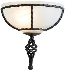 Elstead PB-WU-BLACK - Fali lámpa PEMBROKE 1xE27/60W/230V