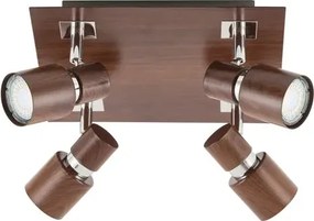 Rabalux beltéri karos spotlámpa gu10 4x50w wenge merkur