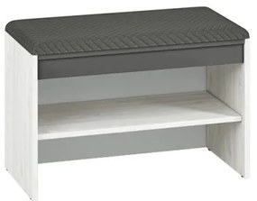 Mindy 03 cipősszekrény Északi Fenyő - Antracit N