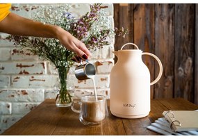 Bézs termosz, 1 l - Vialli Design