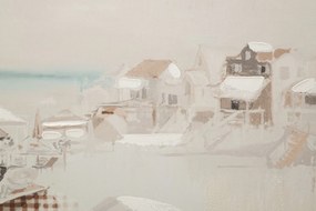 Falfestmény strand -b- 80x3x120cm