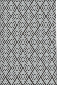 Outsunny Kültéri Szőnyeg 182x274 cm Tükörfordítható Szőnyeg Geometrikus Gyémánt Mintával, Vízálló Táskával Teraszra, Erkélyre, Pavilonhoz, Kempingezés