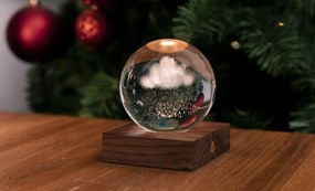 Asztali lámpácska 3D lézerrel készült mintával, többféle - Gingko Motiv: dešťový mrak