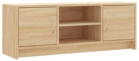 sonoma tölgy színű szerelt fa fali TV-szekrény 102x30x37,5 cm