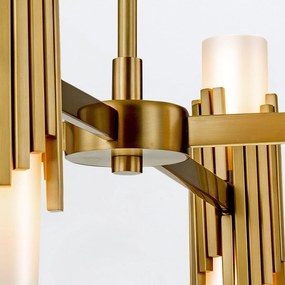 Elstead lighting klasszikus csillár marvele sárgaréz opál elsmarvele8-ab-opal