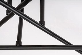 RÁBALUX 71026 BRANWEN Matt Fekete Színű Mennyezeti Lámpa 6XE27 25W IP20