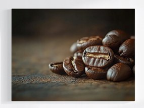 Poszter Kávébab Arabica Robusta Makro Ital Cafe 100x75
