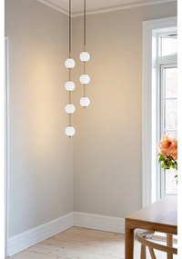 Sárgaréz színű fém LED függőlámpa üveg búrával ø 12 cm Audrey – UMAGE