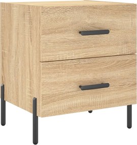vidaXL sonoma tölgy színű szerelt fa éjjeliszekrény 40 x 35 x 47,5 cm