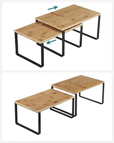 Konyhai szekrényrendezők, 4 darabos pulttároló polc szett, természetes bézs színben