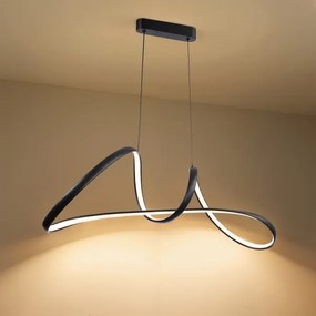 Brilagi-LED Dimmelhető TWISTER kábeles LED/60W/230V 3000-6000K fekete + távirányító