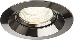 RENDL SPARKLE süllyesztett lámpa fekete króm 230V LED 5W 24° 3000K