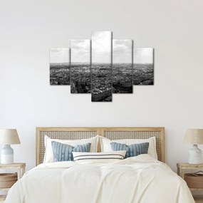 Kép - Házak háztetői Párizsban (150x105 cm)
