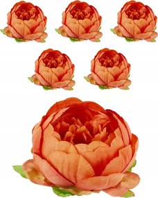 6x Bazsarózsa Termék Virágfej Peónia Virág Művirág