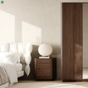 MOCHA BEDSIDE TABLE 2S