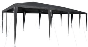 Parti Pavilon Antracit 8x4 m PE