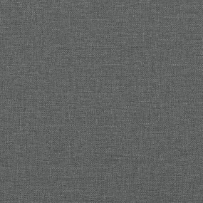 sötétszürke szövetpad párnákkal 113x64,5x75,5 cm